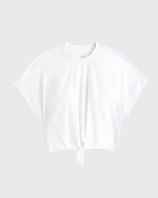 YPB Active Featherweight Tie-Front Tee