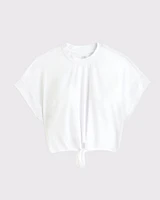YPB Active Featherweight Tie-Front Tee