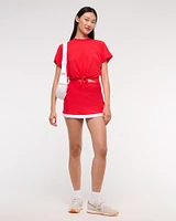 YPB Active Featherweight Tie-Front Tee