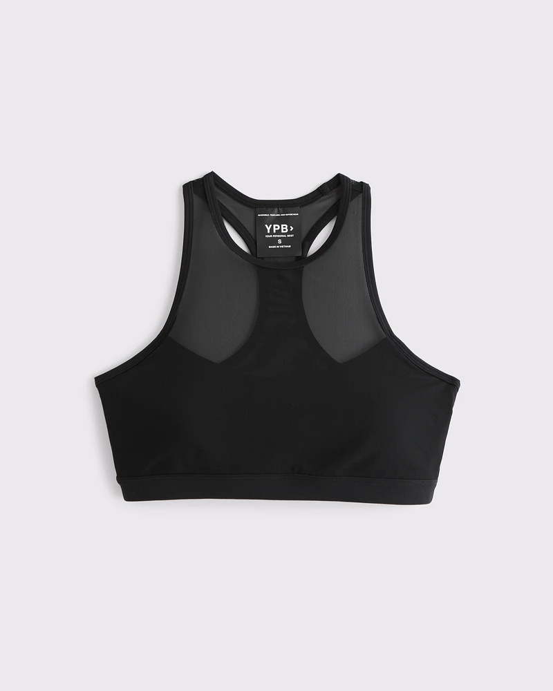 YPB studioFLEX High-Neck Mesh Sports Bra