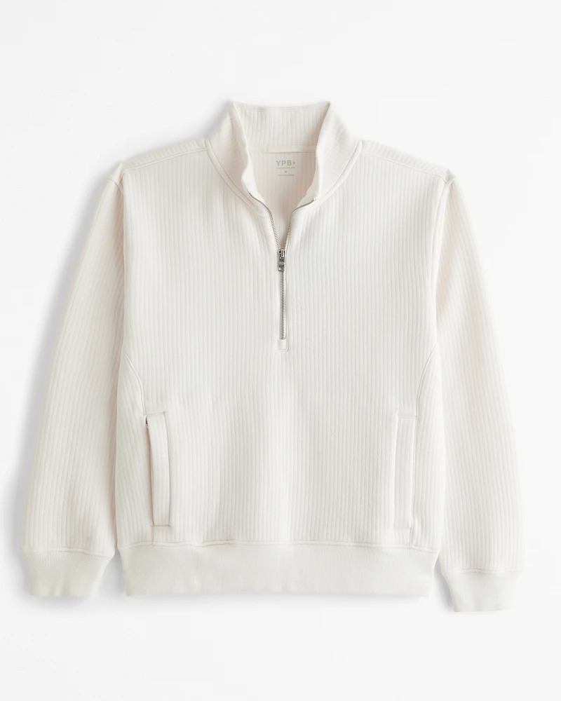 YPB Textured Ribbed Half-Zip