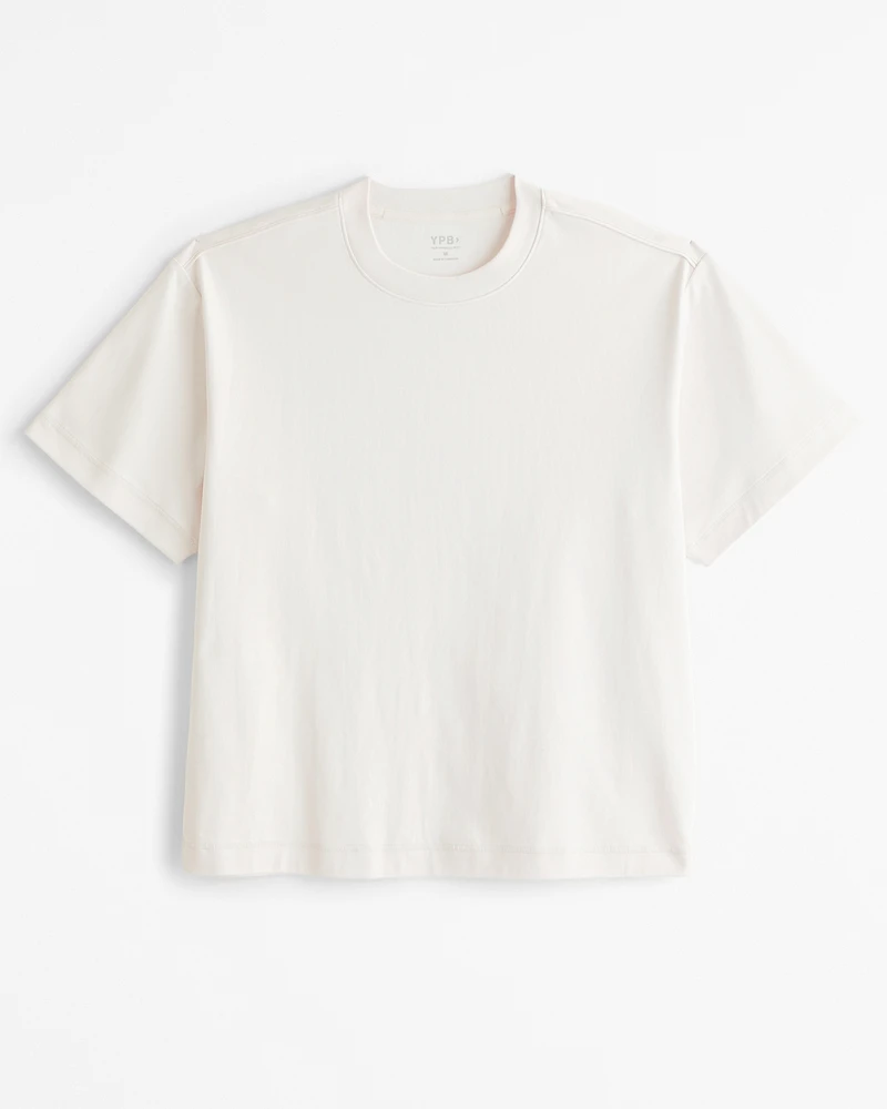 YPB Active Heavyweight Cotton Cropped Tee