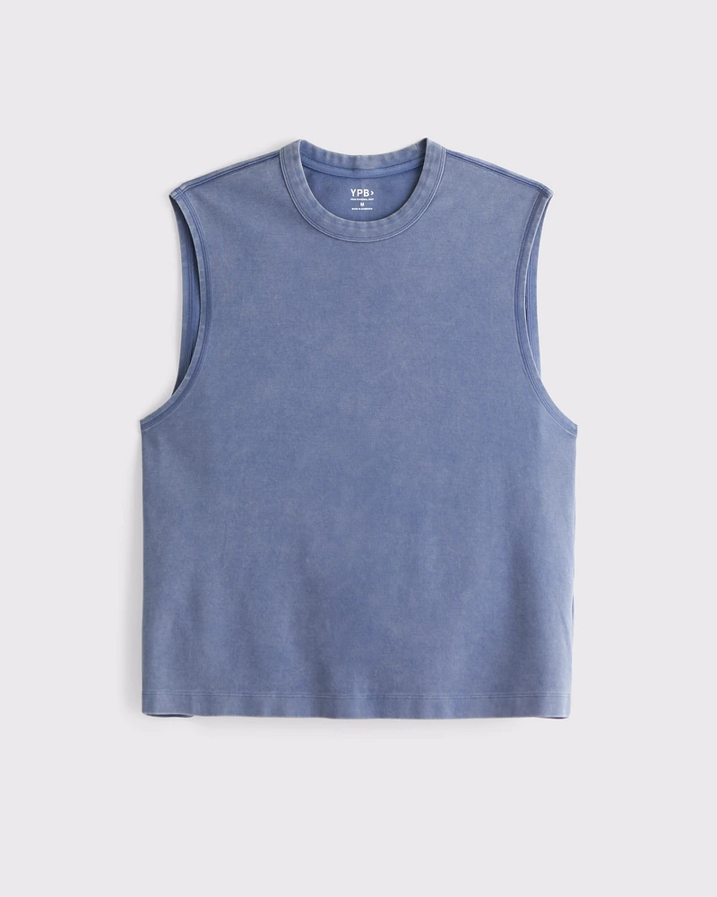 YPB Active Cropped Heavyweight Cotton Tank