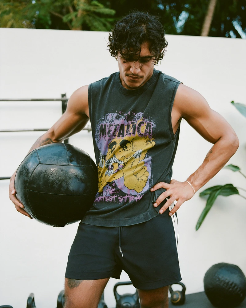 YPB Active Cropped Heavyweight Cotton Tank