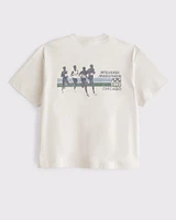 YPB Active Cropped Heavyweight Cotton Graphic Tee