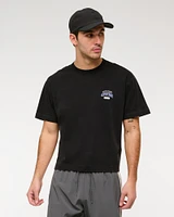 YPB Active Cropped Heavyweight Cotton Graphic Tee