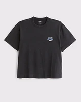 YPB Active Cropped Heavyweight Cotton Graphic Tee