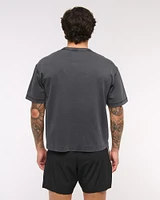 YPB Active Cropped Heavyweight Cotton Graphic Tee