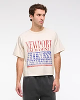 YPB Active Shrunken Cropped Heavyweight Cotton Tee