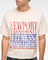 YPB Active Shrunken Cropped Heavyweight Cotton Tee