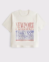 YPB Active Shrunken Cropped Heavyweight Cotton Tee