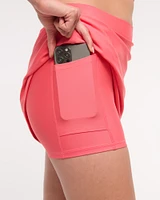 YPB sculptLUX Lined Clean Mini Skirt