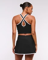 YPB sculptLUX Lined Asymmetrical Wrap Skirt