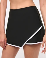 YPB sculptLUX Lined Asymmetrical Wrap Skirt