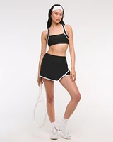 YPB sculptLUX Lined Asymmetrical Wrap Skirt
