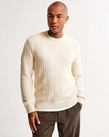 Cable Crew Sweater