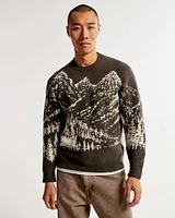 Scenic Marled Crew Sweater