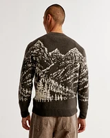 Scenic Marled Crew Sweater