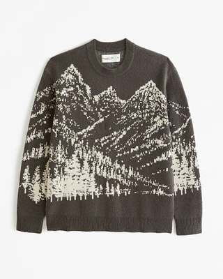 Scenic Marled Crew Sweater