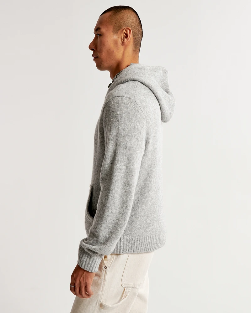 Fuzzy Sweater Hoodie