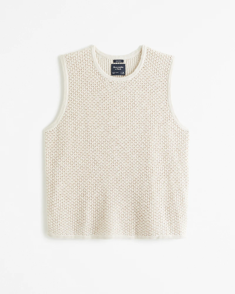 Crochet-Style Muscle Tank