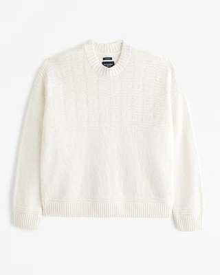 Cropped Crew Sweater