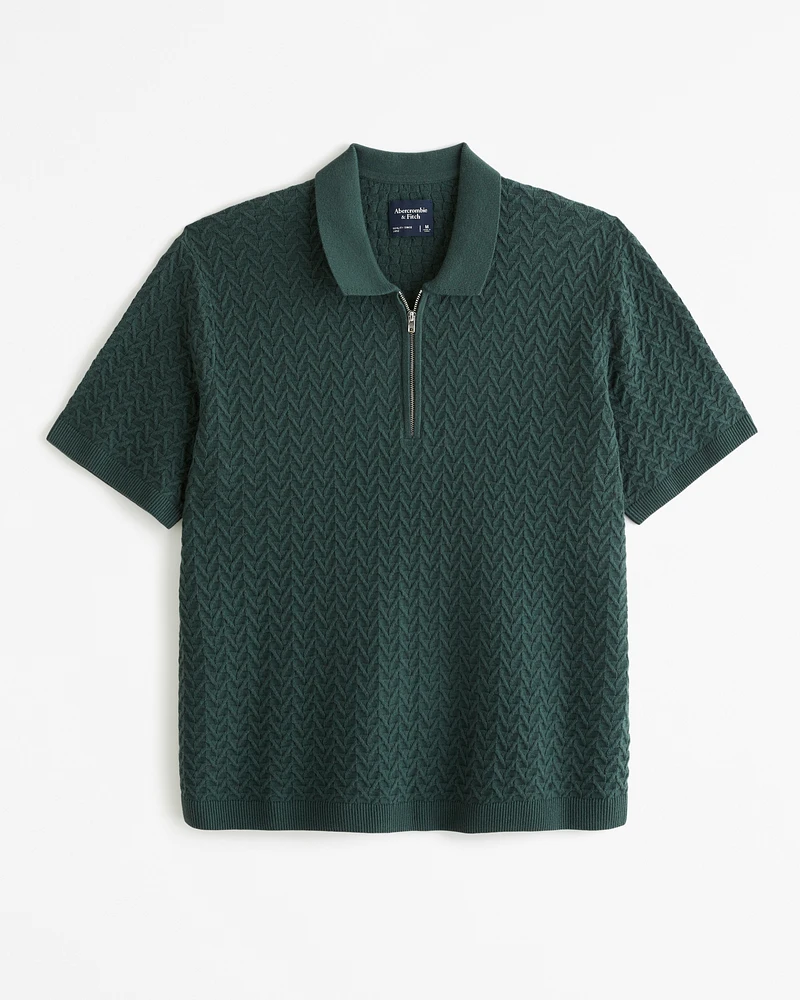 Half-Zip Sweater Polo