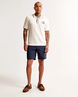 Random Golf Club 3-Button Sweater Polo