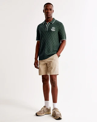 Random Golf Club 3-Button Sweater Polo