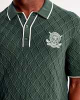 Random Golf Club 3-Button Sweater Polo