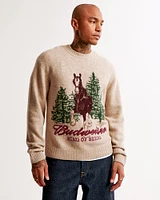 Holiday Graphic Crew Sweater