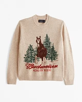 Holiday Graphic Crew Sweater