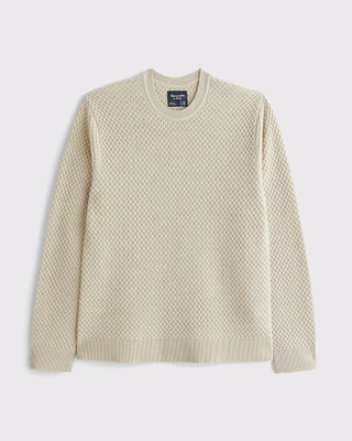 Merino Wool-Blend Crew Sweater