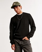 Merino Wool-Blend Crew Sweater