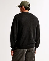 Merino Wool-Blend Crew Sweater