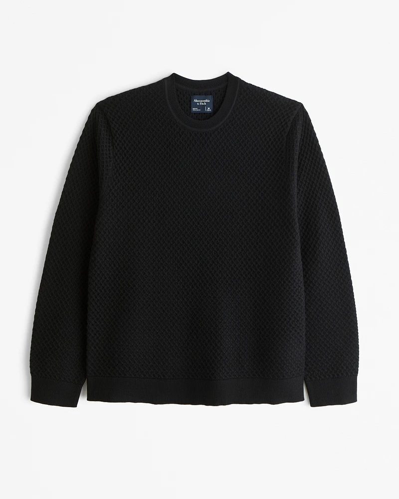 Merino Wool-Blend Crew Sweater