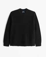 Merino Wool-Blend Crew Sweater