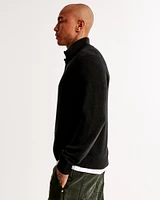 Merino Wool-Blend Quarter-Zip Sweater