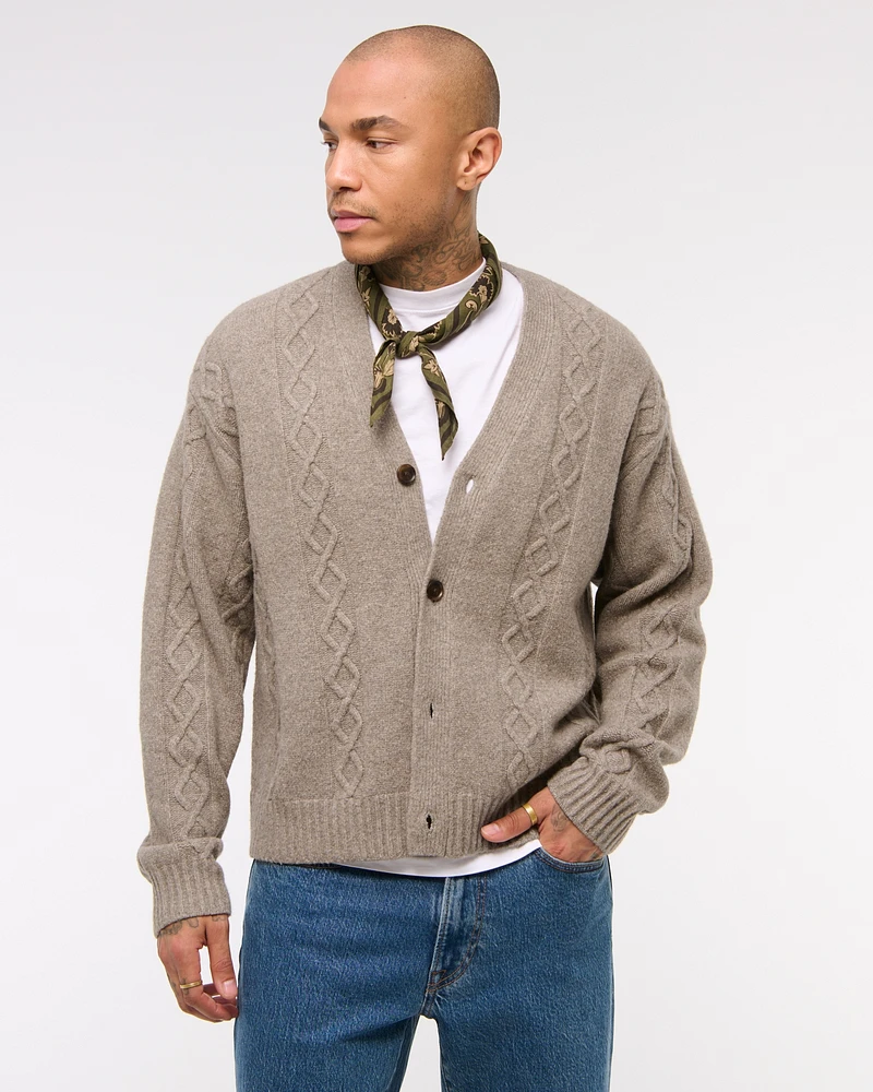 Cable Cardigan