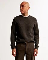 Merino Wool-Blend Crew Sweater