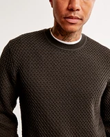 Merino Wool-Blend Crew Sweater