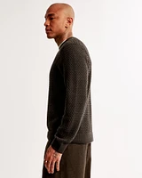 Merino Wool-Blend Crew Sweater