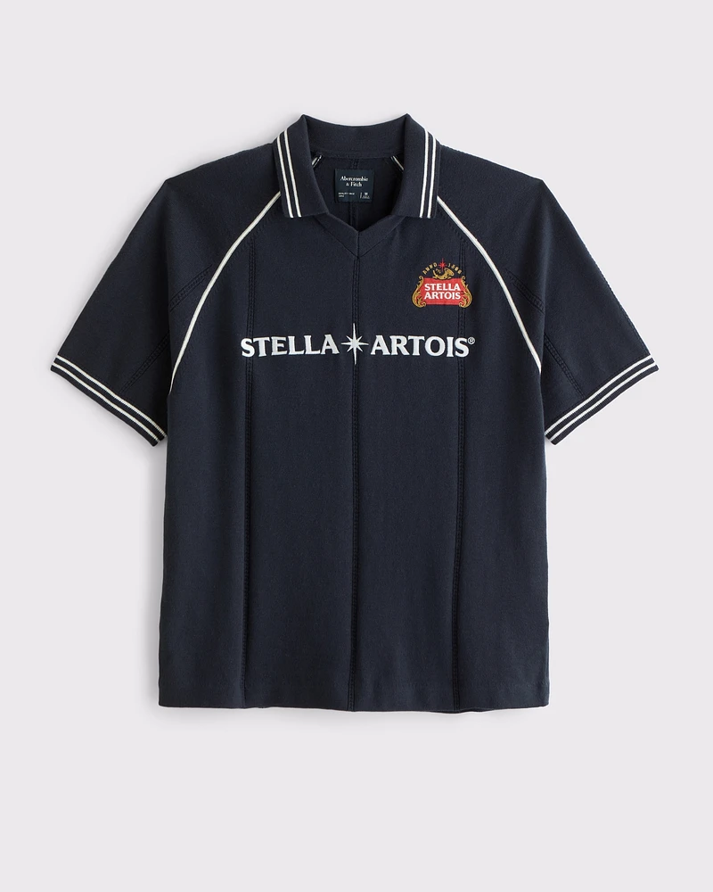 Stella Artois Soccer Jersey-Inspired Sweater