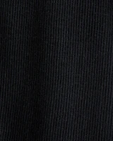 Plated Stitch Button-Through Sweater Polo