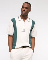 Cadillac Zip Sweater Polo