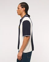 Cadillac Zip Sweater Polo