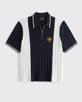 Cadillac Zip Sweater Polo