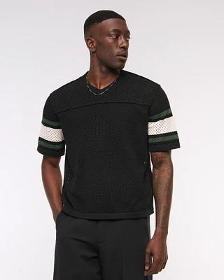 Football Jersey-Inspired Sweater