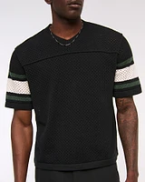 Football Jersey-Inspired Sweater