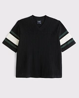 Football Jersey-Inspired Sweater